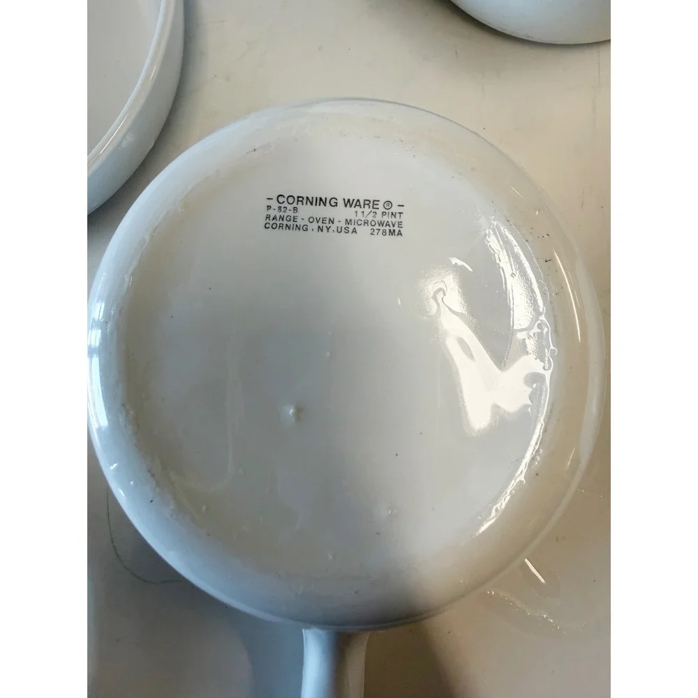 Vintage Corning Ware Blue Cornflower Casserole Skillet Saucepan Set 10pc